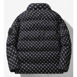 Blouson aviateur personnalisé, chaud et épais en nylon pour hommes - Product Image 2