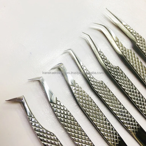 Juego de Pinzas para Pestañas Postizas Profesionales para Principiantes, Acero Inoxidable, Antimagnéticas, Aplicador de Pestañas de Precisión, Herramientas Completas - Product Image 3