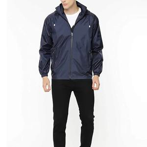 Chaqueta cortavientos de tela ligera transpirable de talla grande hecha a medida XL informal Reversible con cremallera con capucha invierno verano letra teñida - Product Image 2