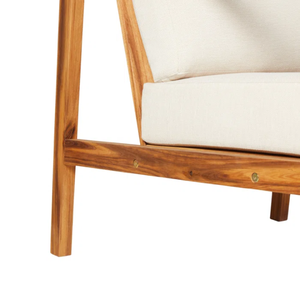 Sillas de Salón Hechas de Madera de Teca Resistente, Aptas para Cargas Pesadas, con Forro de Espuma Suave y Tela Lisa - Product Image 6