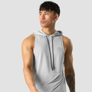 Débardeur de sport décontracté pour homme - Tricoté, durable, séchage rapide, écologique, 100% polyester pour entraînements intenses et routines de fitness - Product Image 2