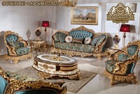 Juego de Sofás de Salón en Forma de L, Tallados, de Lujo, Estilo Moderno, Madera de Teca de Alta Calidad, Tamaño Personalizable, Diseño Acolchado, Muebles para el Hogar