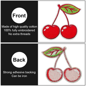 ป้ายผ้าพีวีซีสำหรับปักบนผ้าทอลายทแยงป้ายปักโลโก้ตามสั่ง - Product Image 3