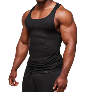 Camiseta sin mangas con tirantes para culturismo para hombre, camiseta ajustada sin mangas para músculos, chaleco de entrenamiento de gimnasio, ropa deportiva informal para entrenamiento físico - Product Image 1