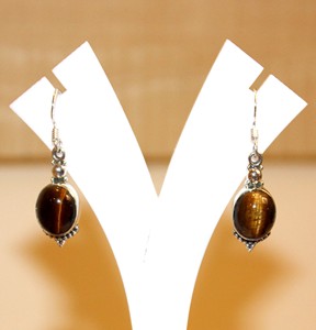 Boucles d'oreilles ethniques en argent sterling 925 unisexe fabriquées à la main - Product Image 4