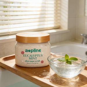 Scrub Corpo Naturale Biologico OEM, Crema Schiarente alla Vitamina C, Texture Cremosa, Cura Quotidiana, Detergente da Bagno Nutriente allo <span class=keywords><strong>Zucchero</strong></span> e Burro di Karité - Product Image 3