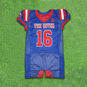 Camiseta de fútbol americano personalizada al por mayor para niños técnica de sublimación transpirable corta de talla grande fabricada en Pakistán - Product Image 1