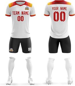 Conjunto Deportivo de Fútbol Unisex de Verano, 100% Poliéster, Excelente Calidad, Superventas, Servicio ODM, Logotipo Personalizado, Suministro Directo de Fábrica para Adultos - Product Image 5