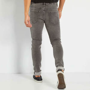 Pantalones vaqueros de hombre a la moda antiarrugas de diseño superior pantalones de material suave sostenible de fabricación transpirable personalizados pantalones vaqueros de hombre - Product Image 3