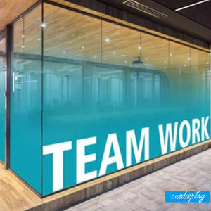 Op maat gemaakte vinyl stickers, gestanst, zelfklevend, matglas, raamfolie, tint, <span class=keywords><strong>decals</strong></span> voor kantoor, commerciële ruimte, wand, privacy - Product Image 5