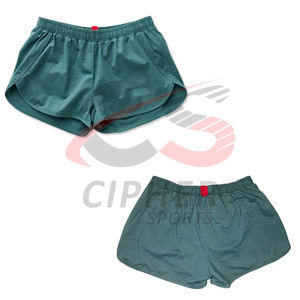 Pantalones cortos de algodón con logotipo personalizado de diferentes colores para hombre, pantalones cortos deportivos informales para gimnasio, ropa de calle para hombre, pantalones cortos deportivos lisos de punto para gimnasio - Product Image 6