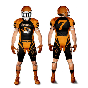 Uniforme de Fútbol Americano para Hombre de Alta Calidad, Ropa Deportiva Corta de Secado Rápido, Transpirable y Ligera, Material 100% Poliéster - Product Image 1