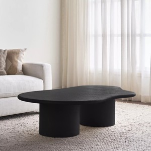 Table en marbre de forme unique blanche, meubles design modernes et élégants, parfaits pour la décoration du salon, la table basse ou l'affichage. - Product Image 6