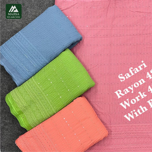 ผ้าเรยอนวิสโคสทอคุณภาพพรีเมียม สำหรับเสื้อสูท ดีไซน์หรู น้ำหนักเบา เป็นมิตรกับสิ่งแวดล้อม เหมาะสำหรับชุดพื้นเมือง ของตกแต่งบ้าน รับสั่งทำ ขายส่ง - Product Image 2