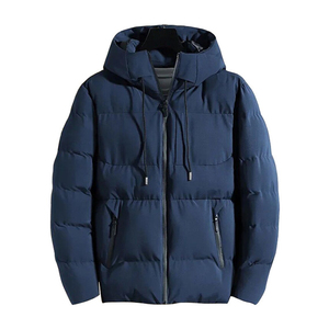 Chaqueta de Plumón para Hombre de Alta Calidad para Invierno 2025, Chaqueta con Capucha y Cuello Alto, Talla Grande, Personalizable al por Mayor, para Mantener el Calor - Product Image 4