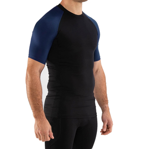 Men Short Sleeve Quick Dry <b>Compression</b> <b>Shirts</b> Rash Guard Bjj Rashguard Mma Rash Guards - Product Image 3