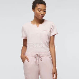 Uniformes Médicos de Lona Transpirable a Medida, Unisex, para Verano, Conjuntos de Enfermería para Hospital - Venta al Por Mayor de Fábrica para Personal Médico - Product Image 4