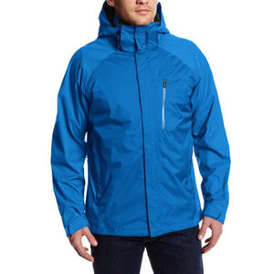 2024 Unisex logotipo personalizado a prueba de viento chaqueta con capucha impermeable al aire libre senderismo Casual moda cortavientos bordado Stand letras - Product Image 1