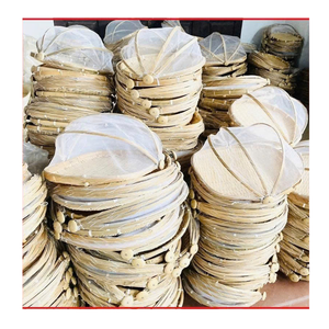 Cesta de Bambú Premium para Lavar, Bandeja de Bambú para Tamizar, Cesta de Bambú para el Hogar y Restaurantes - Product Image 1