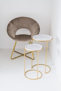 Nouveau design à la main table basse en acier or vente en gros pour bureau maison restaurant salon jardin décoration vente chaude - Product Image 3