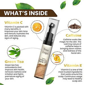 Vente en gros Sous-crème pour les yeux cosmétiques réducteur de cernes peau hydratante lisse Caffine rouleau soin des yeux produit de beauté - Product Image 3