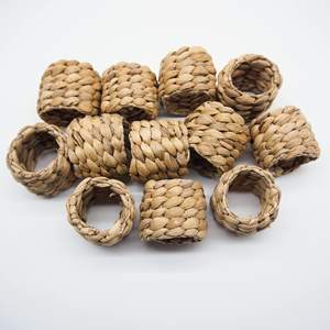 Ensemble de porte-serviettes en jonc de mer, cercle décoratif de table, prix le plus bas, supports durables pour serviettes - Product Image 2