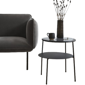 Nested <b>Tables</b> Black Powder Coated <b>Round</b> Coffee <b>Table</b> Handmade Customized Elegant Black <b>Table</b> Modern Home Furniture - Product Image 3