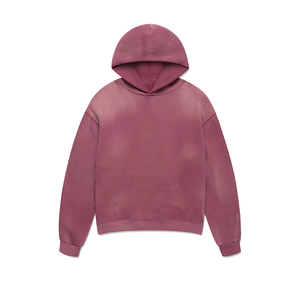 Sweat-shirts délavés au soleil de qualité supérieure, lavage à l'acide, style tendance, vente en gros, 100% coton, quantité minimale de commande, sweat-shirt délavé au soleil pour hommes - Product Image 1