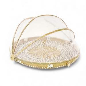 Couvre-plat en nacre fait à la main, matériau naturel pour la protection des aliments, table à manger et usage décoratif en provenance du Vietnam - Product Image 2