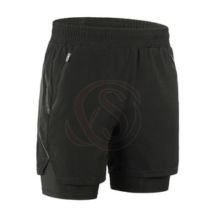 Pantalones Cortos Deportivos para Hombre, de Secado Rápido, Transpirables, de Spandex/Poliéster, con Cintura Elástica, para Gimnasio, Entrenamiento, Verano - Product Image 2