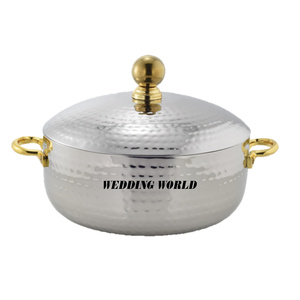 Olla Caliente de Metal de Calidad Superior, Cazuela de Lujo Hecha a Mano, Calentador de Alimentos Decorativo Más Vendido, Nuevo Producto, Elegante Olla Caliente de Metal - Product Image 1