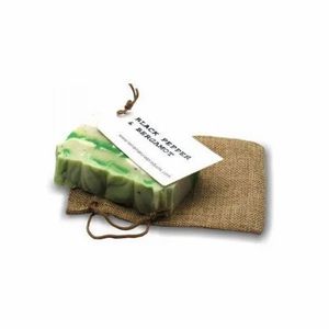 Savon de Castille Artisanal Poivre Noir Bergamote 100g Barre Solide Végétalienne Beurre de Karité Huile d'Olive Anti-Acné Savon de Toilette Ingrédients Naturels - Product Image 1