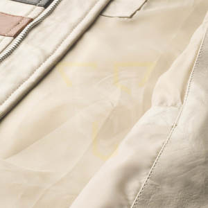 Blouson en cuir d'hiver à manches longues pour homme, style urbain, motif uni, col montant et fermeture éclair, vente en gros personnalisée - Product Image 4