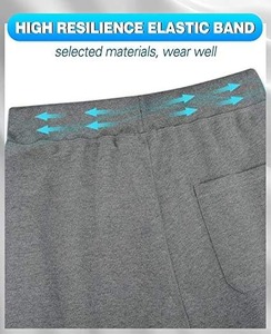 Shorts de sport décontractés pour hommes, nouvelle mode, style urbain, en molleton de coton respirant et à séchage rapide, personnalisables, vente en gros, imprimés - Product Image 4