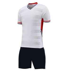 100% Polyester personnalisé Football vêtements de sport haute France maillots de Football votre propre Logo personnalisé formation Football vêtements uniforme - Product Image 2