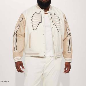 Chaqueta Universitaria de Béisbol Original, Chaquetas Varsity Letterman (48 Colores de Equipos), Lana y Cuero, Tallas XXS a 6XL, Chaqueta Varsity Unisex - Product Image 6