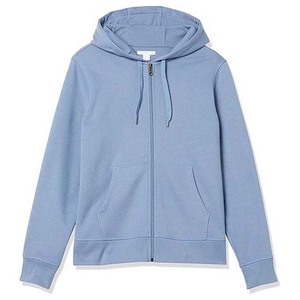 Couleur unie OEM Logo personnalisé brodé hiver hommes sweats à capuche coton polaire matériel respirant fermeture éclair sweats à capuche - Product Image 5