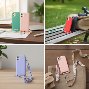 Étui de téléphone DAM TPU avec cordon pour 16 Pro Max, style original, disponible en plusieurs couleurs - Product Image 2