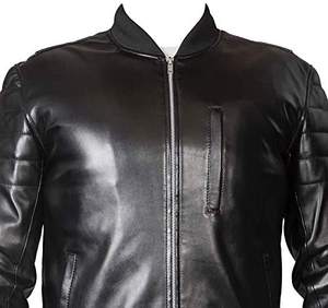 Chaqueta de Cuero de Vaca para Hombre, Estilo Motero, Corte Ajustado, Personalizada 2026, para Primavera e Invierno - Product Image 2