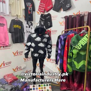 Trendy Brand Women's Woven Printed Crystal Hooded Sweatshirt Spring Autumn Winter Street Fashion Stylish 3D Cartoon Front - Product Image 2