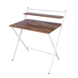 Table de bureau robuste pliable, sans assemblage requis, table de travail polyvalente pour le bureau à domicile, le télétravail - Product Image 1