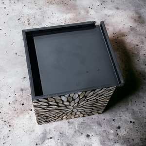 Luxury Walnut Wooden Tissue <b>Box</b> <b>Paper</b> Holder | Durable Modern Design for Bathroom Living Room Desktop <b>Storage</b> | Home Decor - Product Image 2