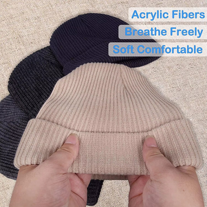 Gorro Térmico de Invierno de Alta Calidad, Personalizable, con Doble Capa de Spandex/Algodón, Tejido, para Viajes, Venta al Por Mayor de Fábrica - Product Image 4