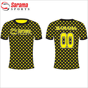 Camiseta de malla de manga corta personalizada de poliéster 100 de alta calidad para adultos, camiseta de gran tamaño con estampado de talla grande, decoración de hockey sobre hielo y fútbol - Product Image 6