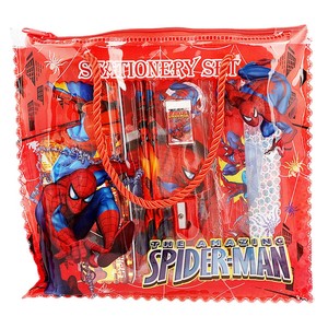 Spider Man <b>Stationery</b> <b>Set</b> 6 Pcs - Red - Product Image 3