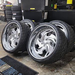 Jantes en aluminium aérospatial forgées Rucci Custom 2-3 PIÈCES 5x114.3 24 26, combinaison de couleurs personnalisée, pour voitures de luxe Ford Cadillac - Product Image 5