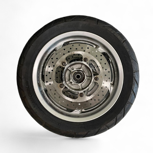 Roue avant complète Yamaha Majesty 400 2005, moyeu de roue de moto en état neuf, matériau en alliage d'aluminium - Product Image 1