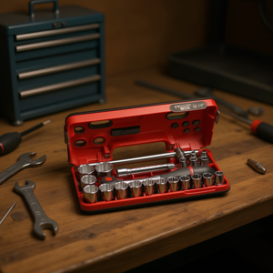 Juego de Llaves de Tubo Facom DBOX de 1/2'' y 12 Puntas, Tamaño Métrico, 22 Piezas - Product Image 3