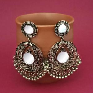 Tip Top Fashions Boucles d'oreilles miroir plaqué or Fine 1314825B Accessoire de bijoux - Product Image 1