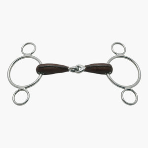 Mordaza completa de acero inoxidable de alta calidad con puerto 13mm Bit Horse Products Bit - Product Image 6
